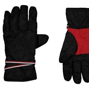 NEW TOMMY HILFIGER Global Stripe Strapping Gloves red/black for men 168tn